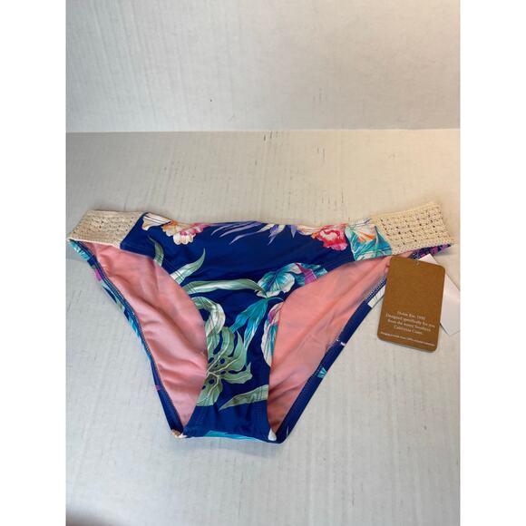 Hobie Crochet Spliced Hipster Bikini Bottom Swimwear Beachwear XL NWT - Picture 4 of 7